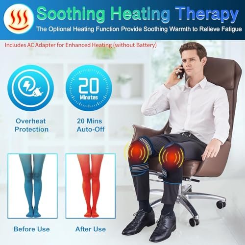 Comrelax - comrelax Knee Massager with Heat & Vibration
