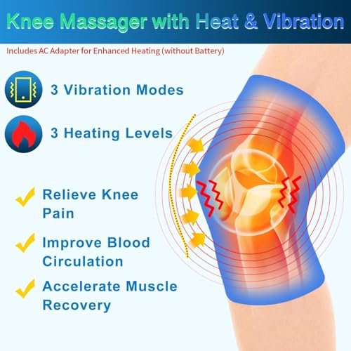 Comrelax - comrelax Knee Massager with Heat & Vibration