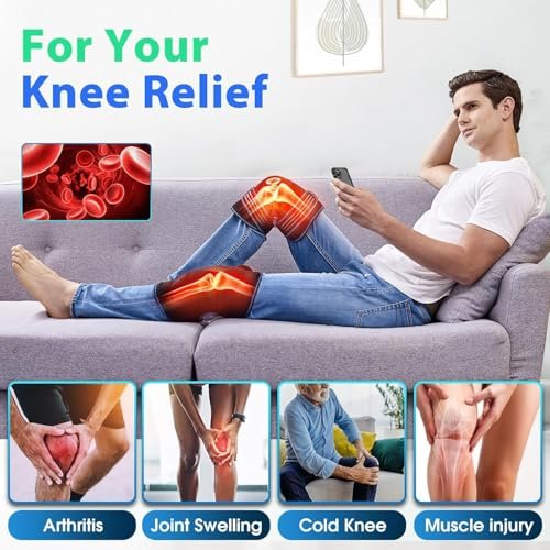 Comrelax - comrelax Knee Massager with Heat & Vibration