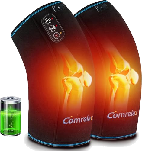 Cordless Knee Massager with Heat & Vibration